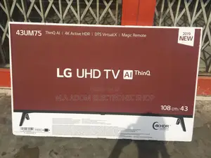 LG 43UM7500 Ultra HD 4K Smart TV - 43" Black (2019)