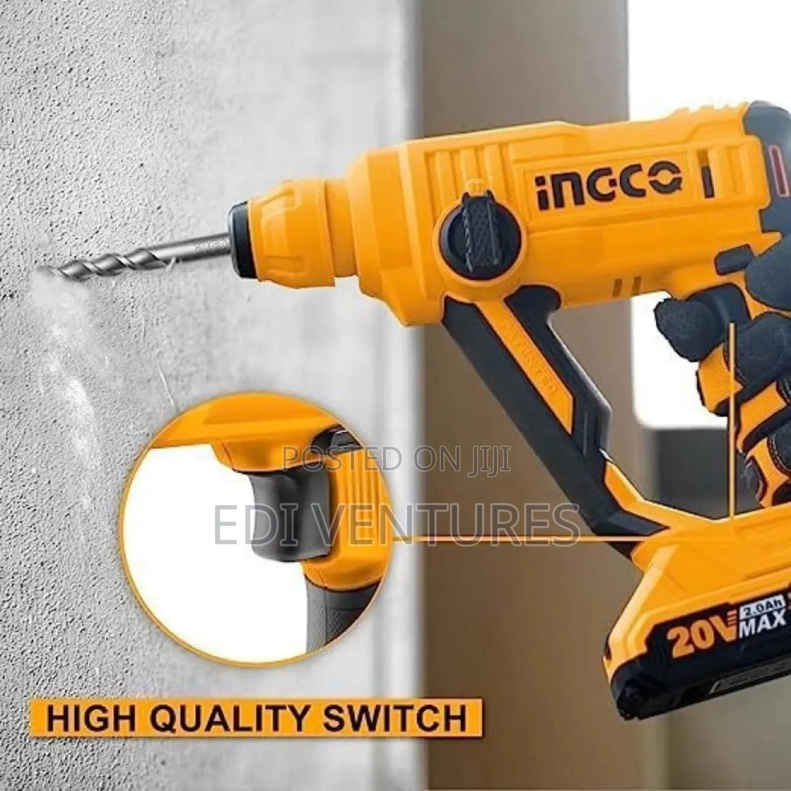 Ingco Cordless Rotary Hammer Crhli201681