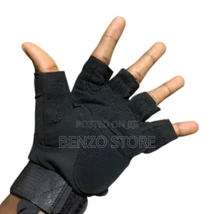 Original Strong Leather Hand Gloves for Gym and Motor Rider