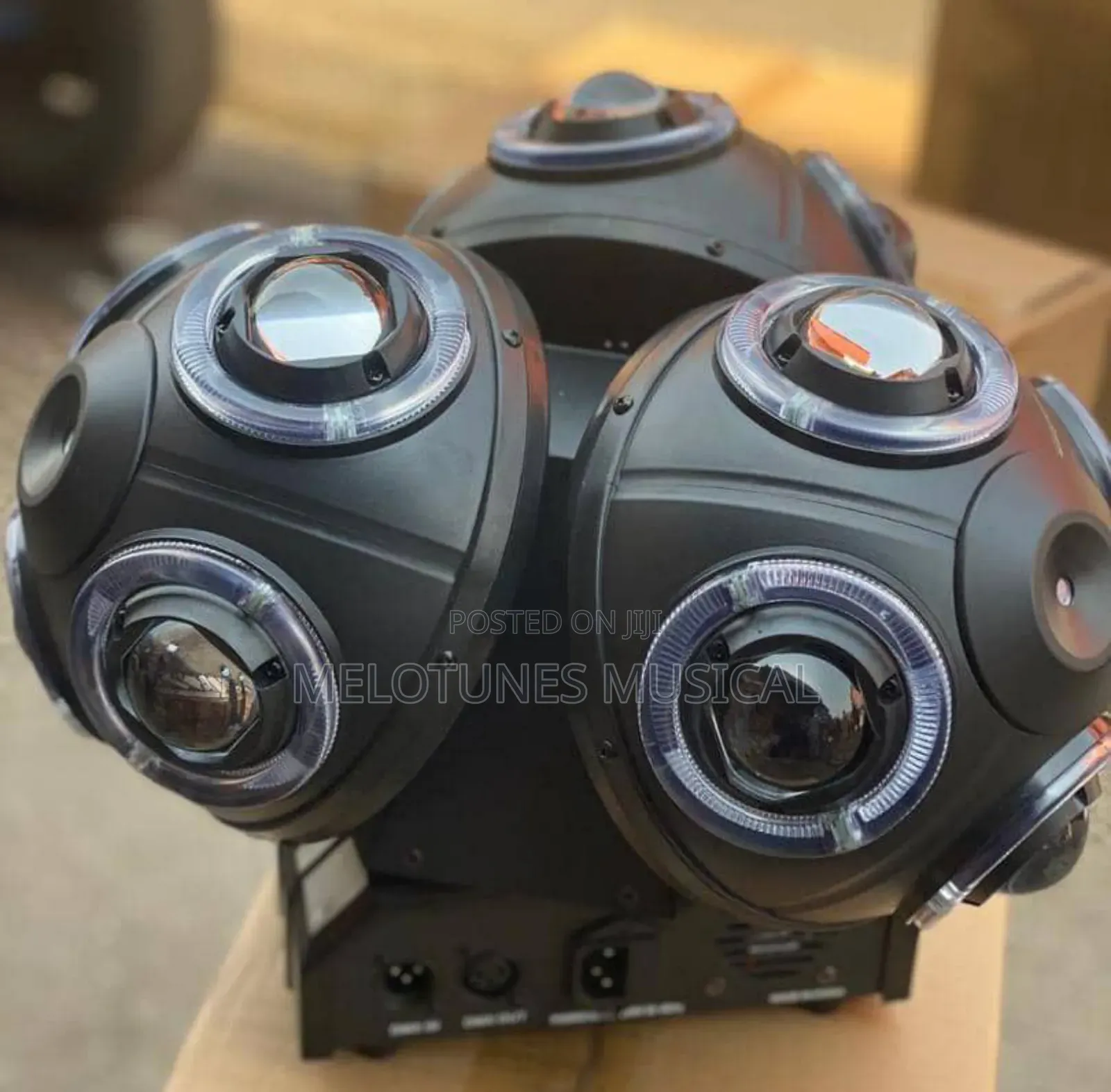 3head Football Moving Head Light RGBW With Laser