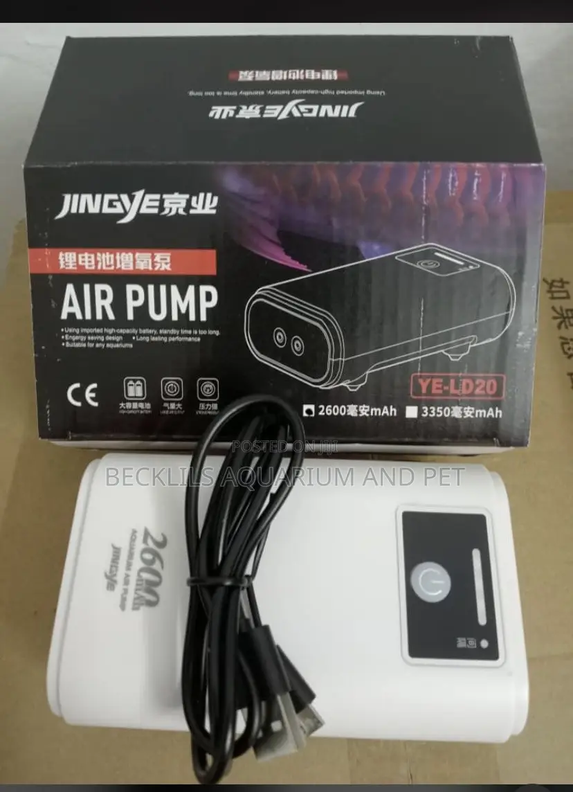 Rechargeable Double Outlet Airpump Available