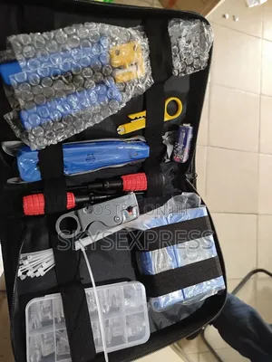 Networking Toolsets With Pass Through Crimping Tool