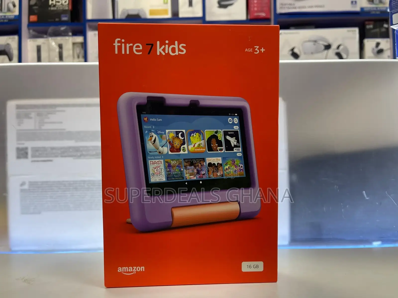 New Amazon Fire 7 16 GB Red