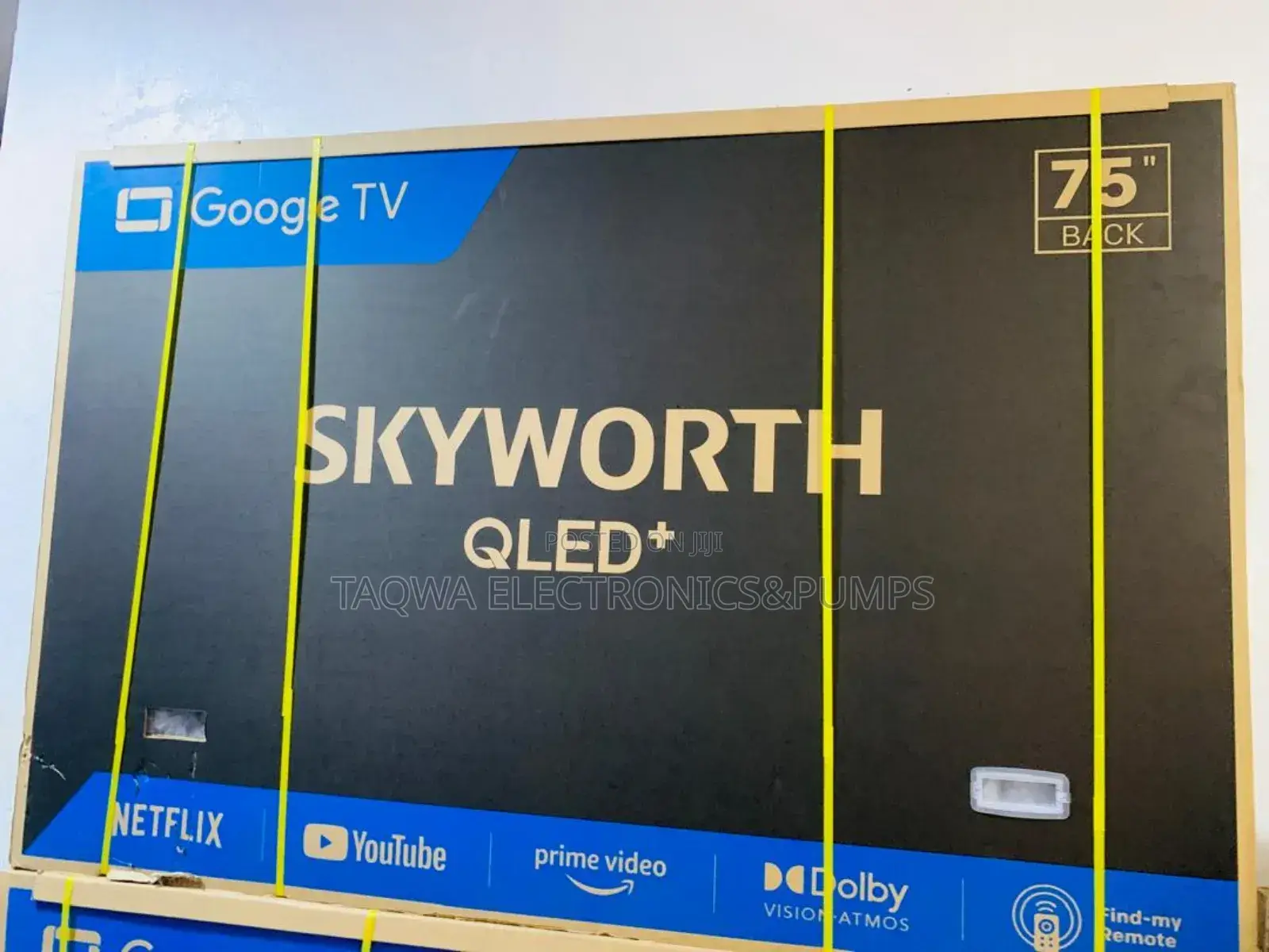 Real QLED Skyworth 75 Inches