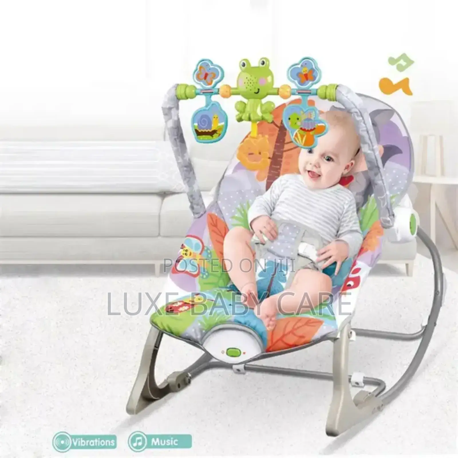 Infant to Toddler 2 in 1 Rocking Bouncer Chair