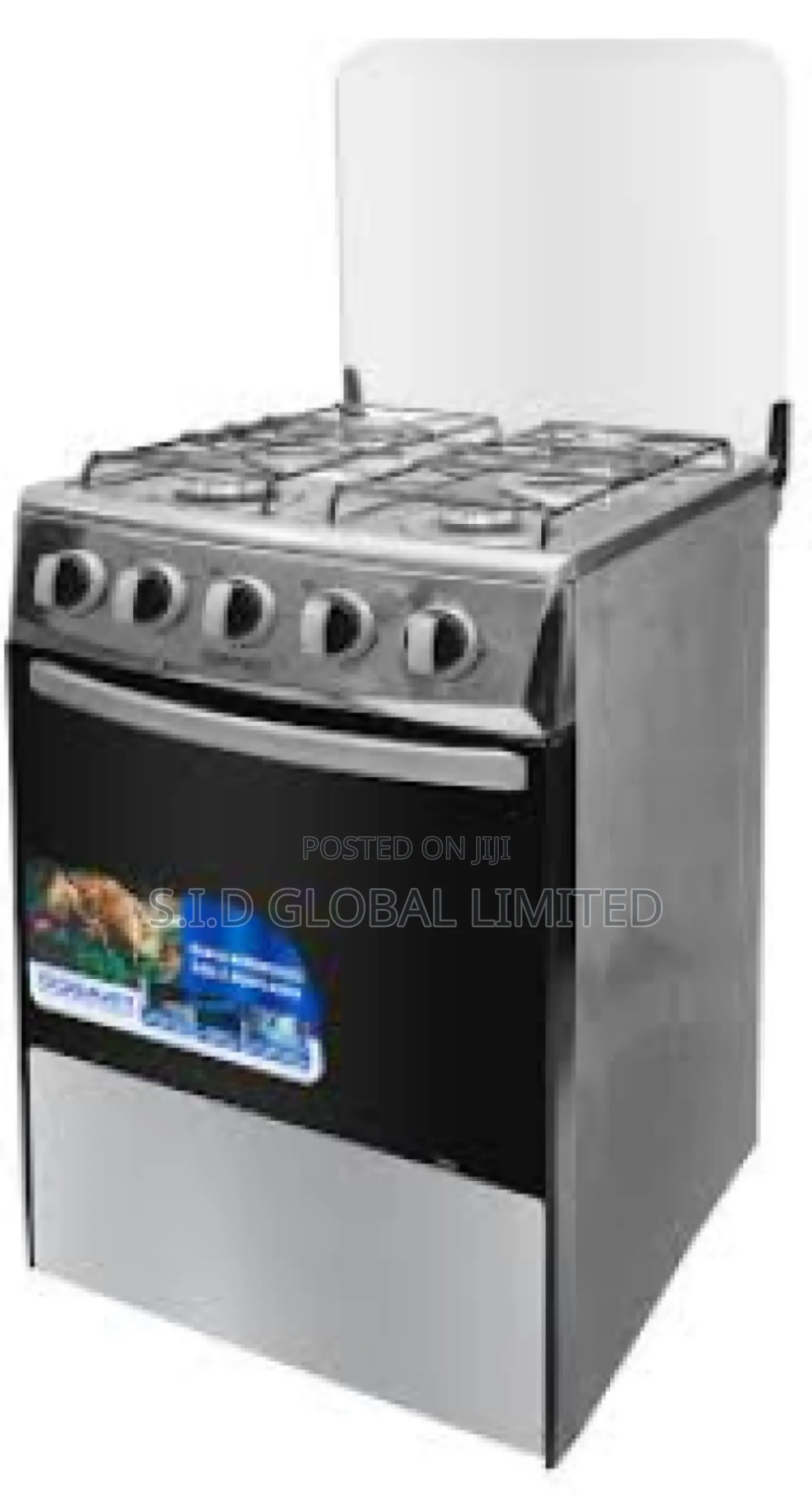 Cook All Kind of Food With NASCO-4-BURNER-GAS-COOKER-OVEN