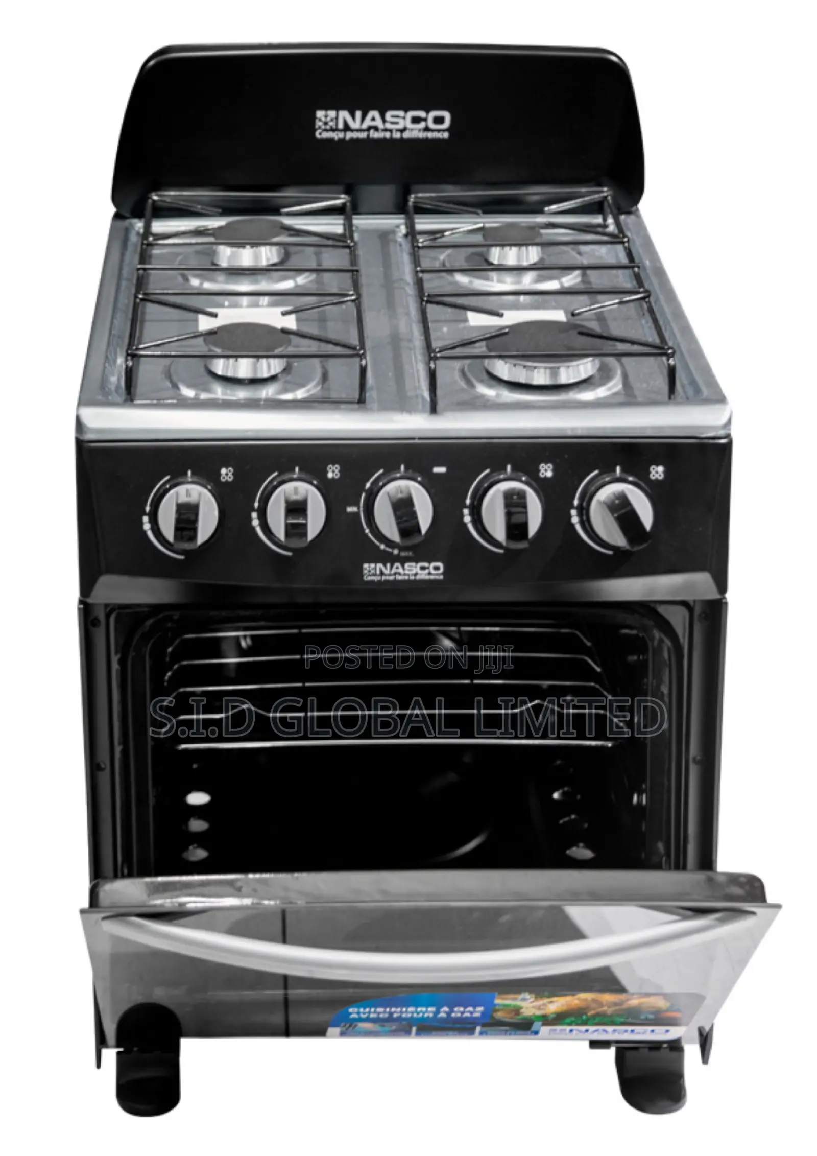 Cook With Convenience With NASCO-4-BURNER-GAS-COOKER-OVEN