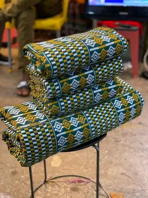 Emerald Green Bonwire Kente Latex 2026 Designs