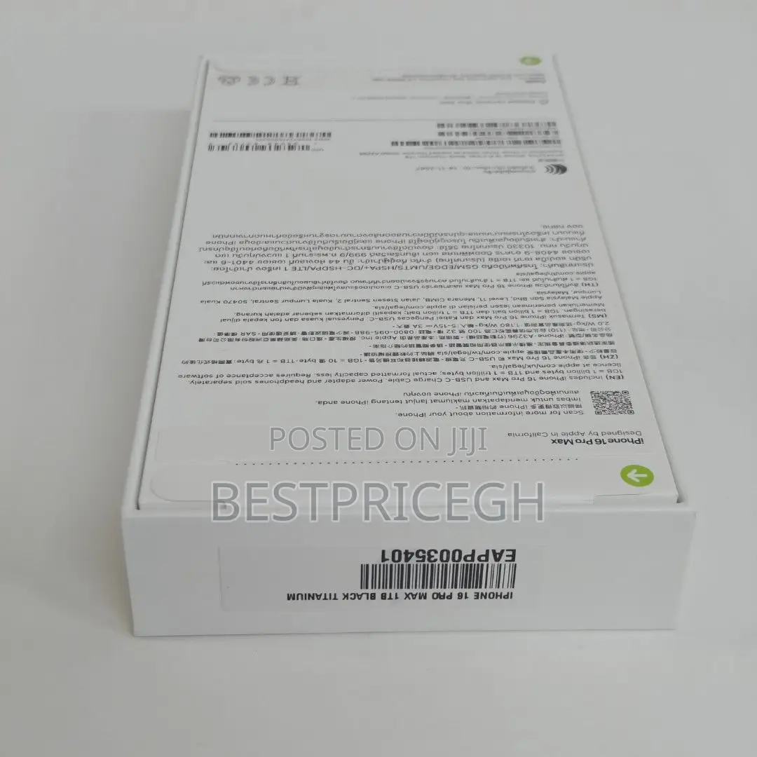 New Apple iPhone 16 Pro Max 1 TB Black