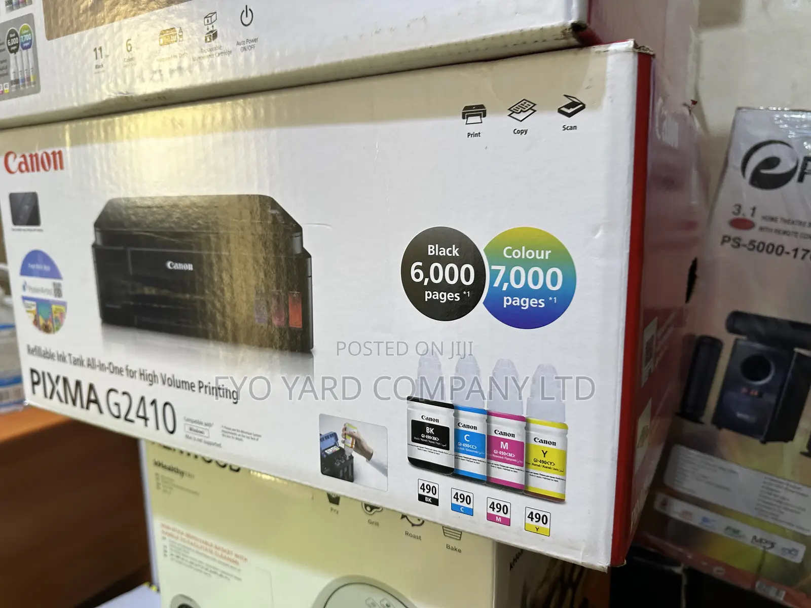 Print, Copy, Scan All Paper Size With Canon Ink- Jet Printer