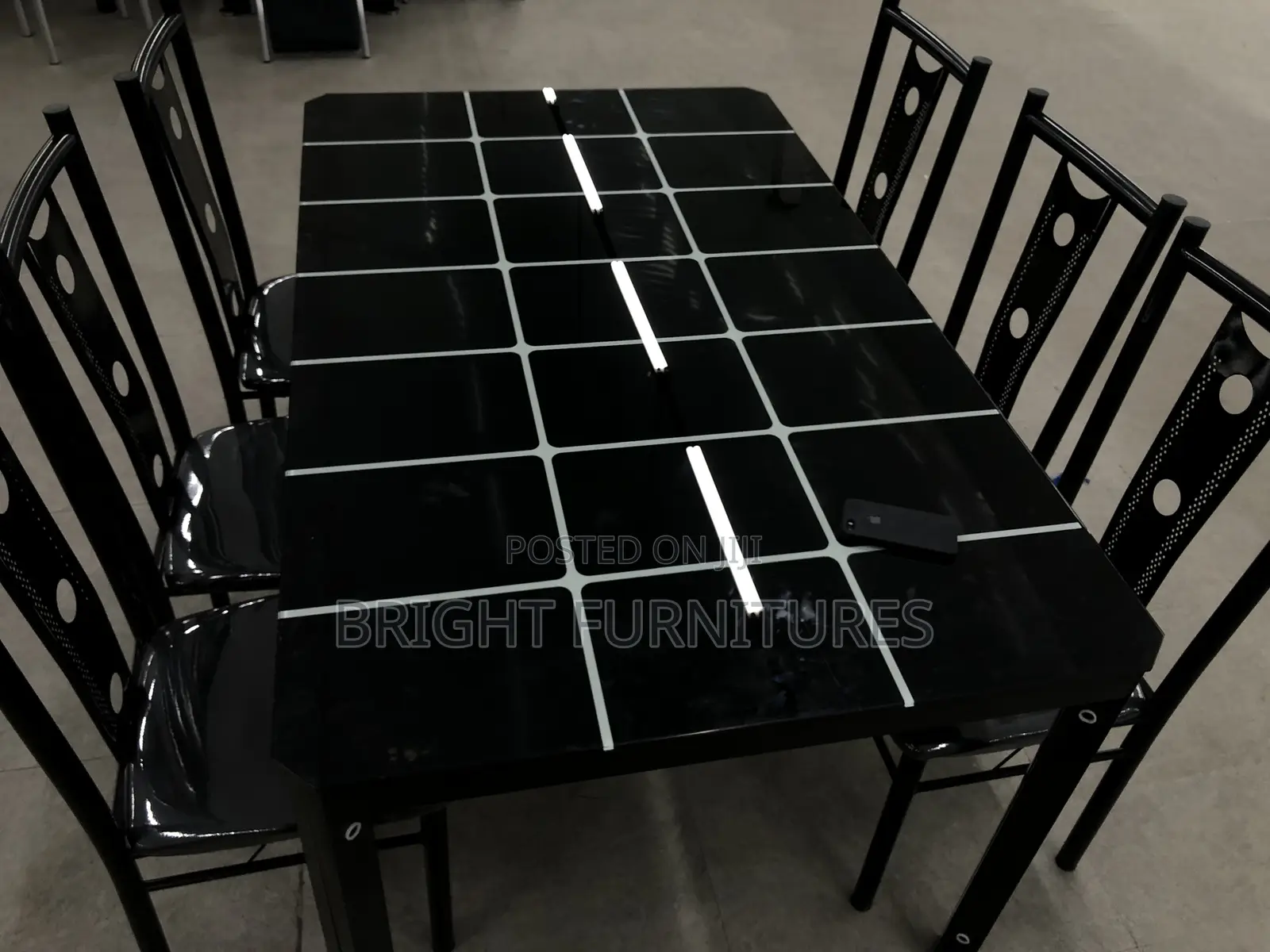 Glass Dining Table With Six Chairs