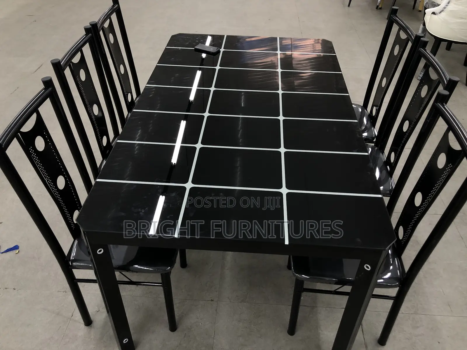 Glass Dining Table With Six Chairs