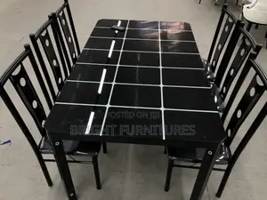 Glass Dining Table With Six Chairs