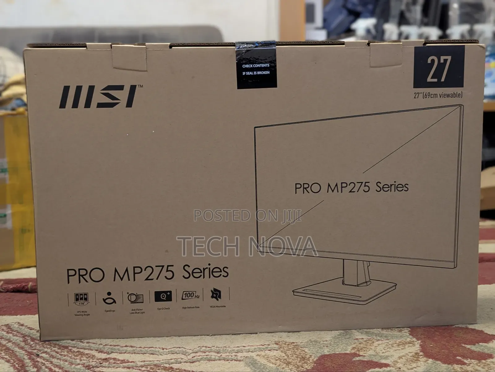 MSI PRO MP275 27 Inch 100hz Refresh Rate