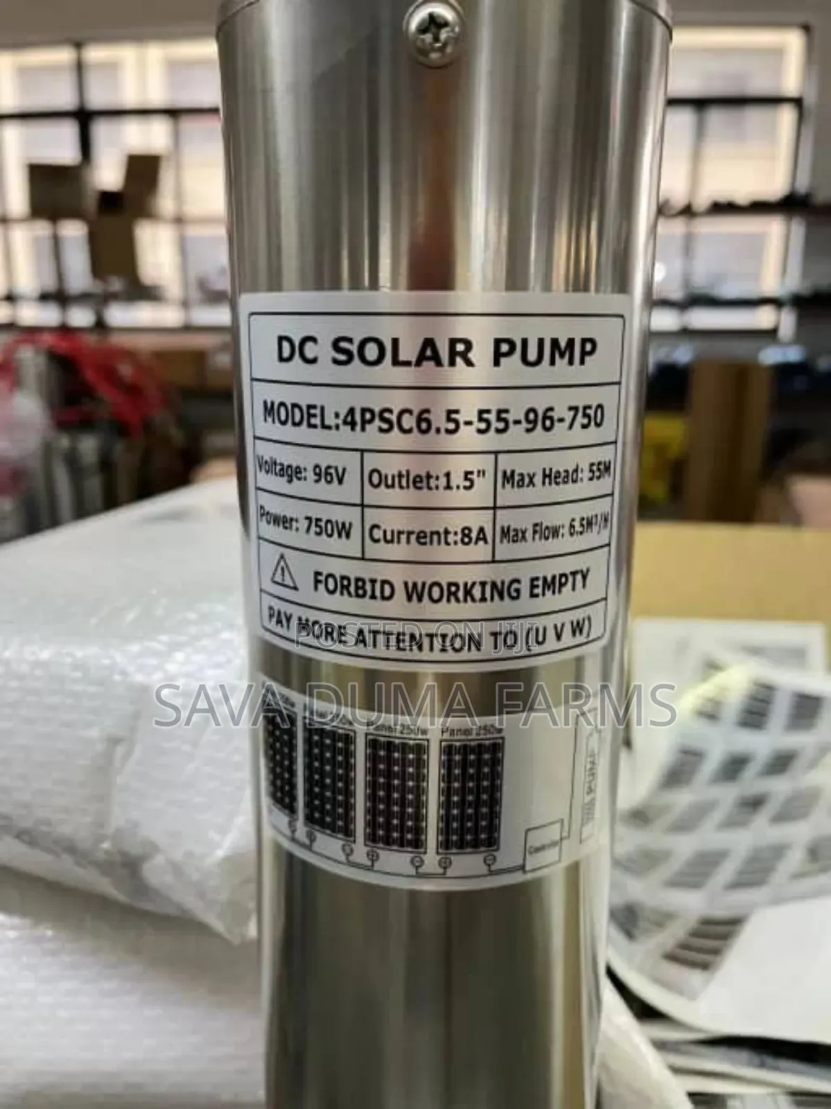 Deep Well Submersible Solar Water Pump