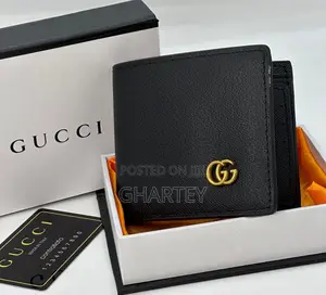 Luxury Fashionable Soft Leather Mens Gucci Pocket Wallet