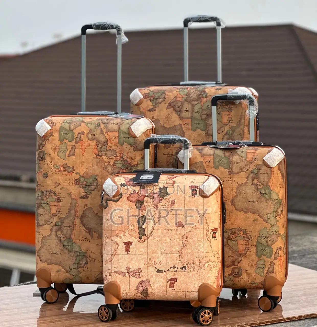 4 Set Trolley Luggage Bags