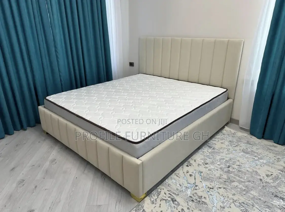 Queen Bedframe (72x75) Design Bed-Frame With Mattress