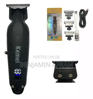 Rechargeable Cordless Metallic USB Hair Clipper