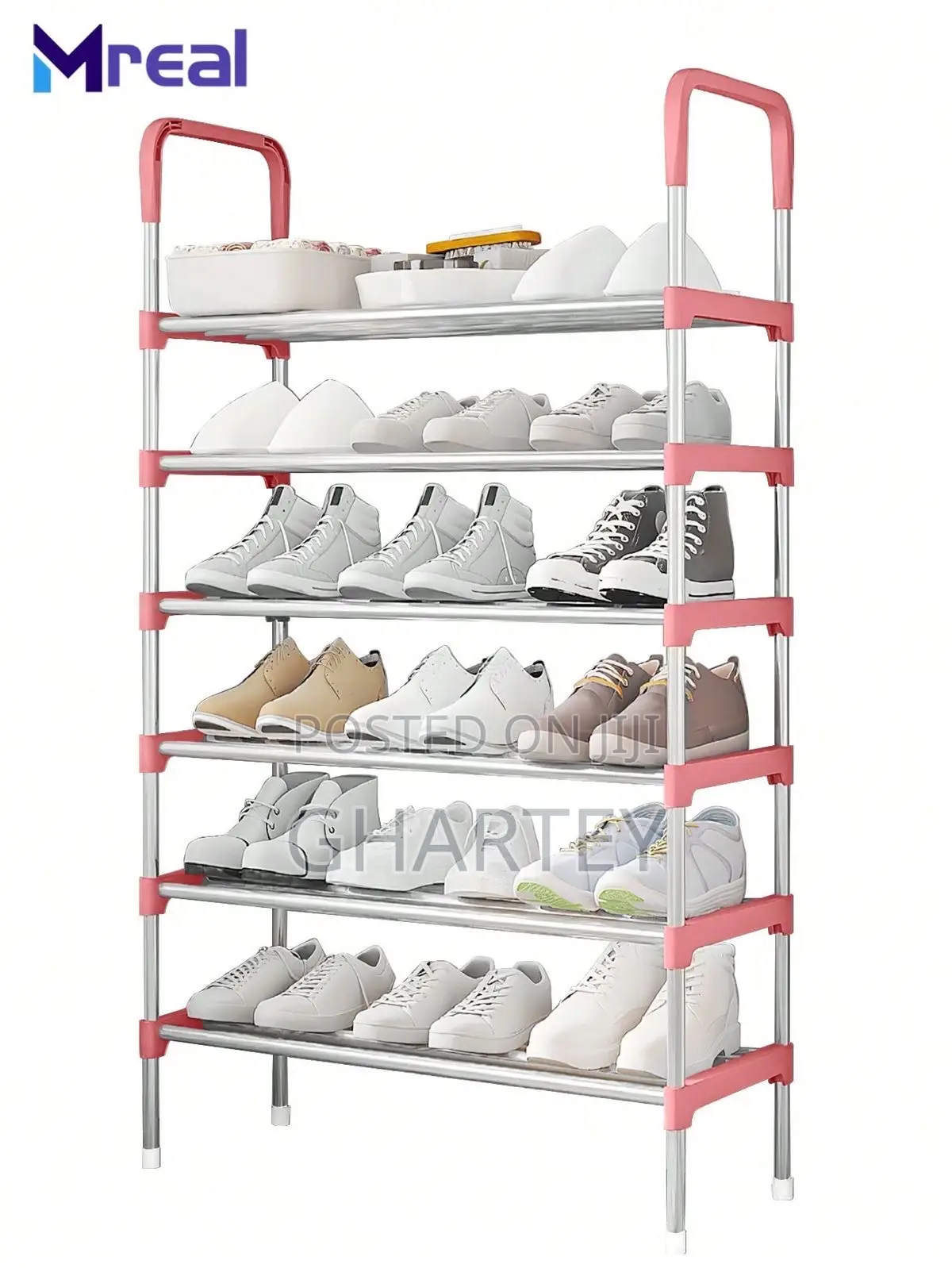 6 Layers Foldable Shoes Organizer