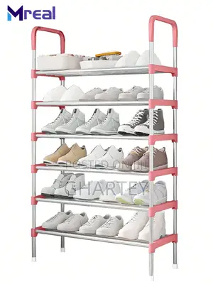 6 Layers Foldable Shoes Organizer