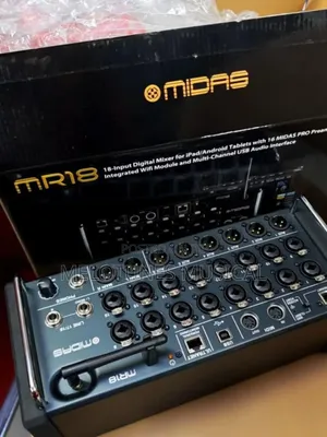 Midas Mr18 18-Channel Tablet-Controlled Digital Mixer