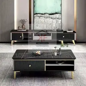 Glass / Marble Tv Stand and Center Table