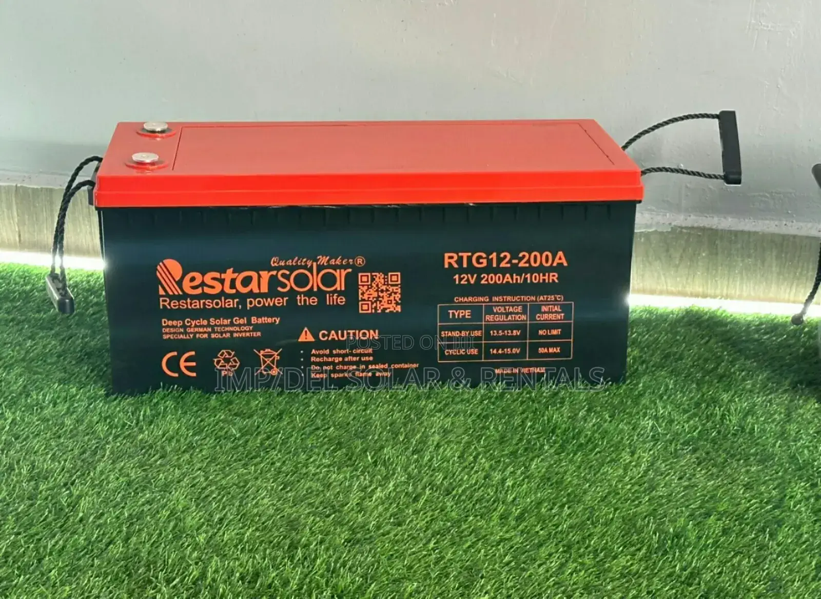 12V 200ah Gel Battery