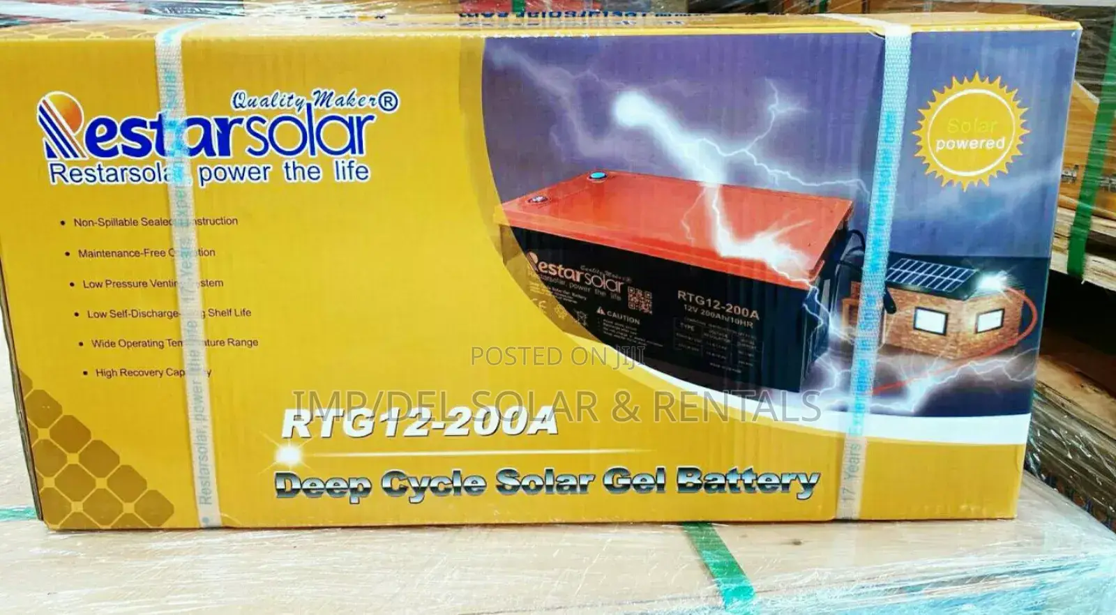 12V 200ah Gel Battery