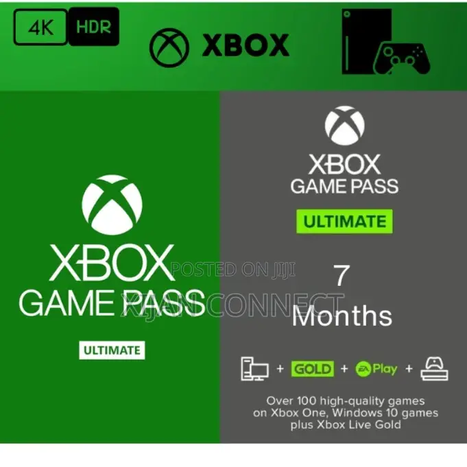 7 Months Xbox Gamepass Ultimate Subscription
