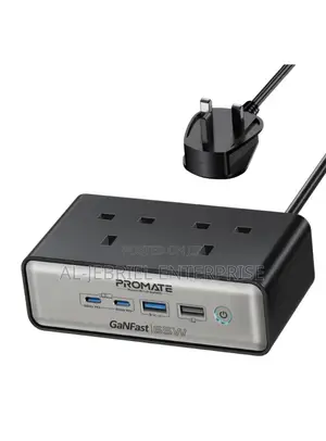 Promate Powerbrix-2 65W, 6-in-1 Charging Station, USB AC