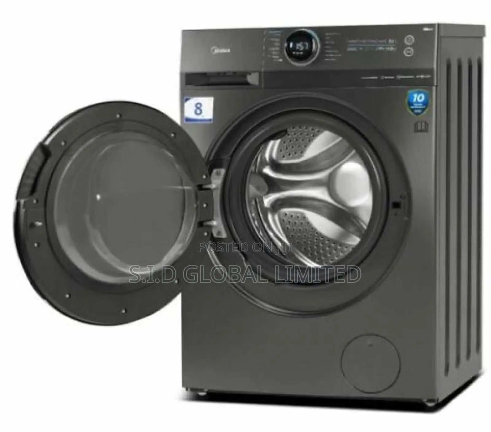 Modern MIDEA-7KG-FRONT-LOAD-FULL-AUTO-WASHING-MACHINE