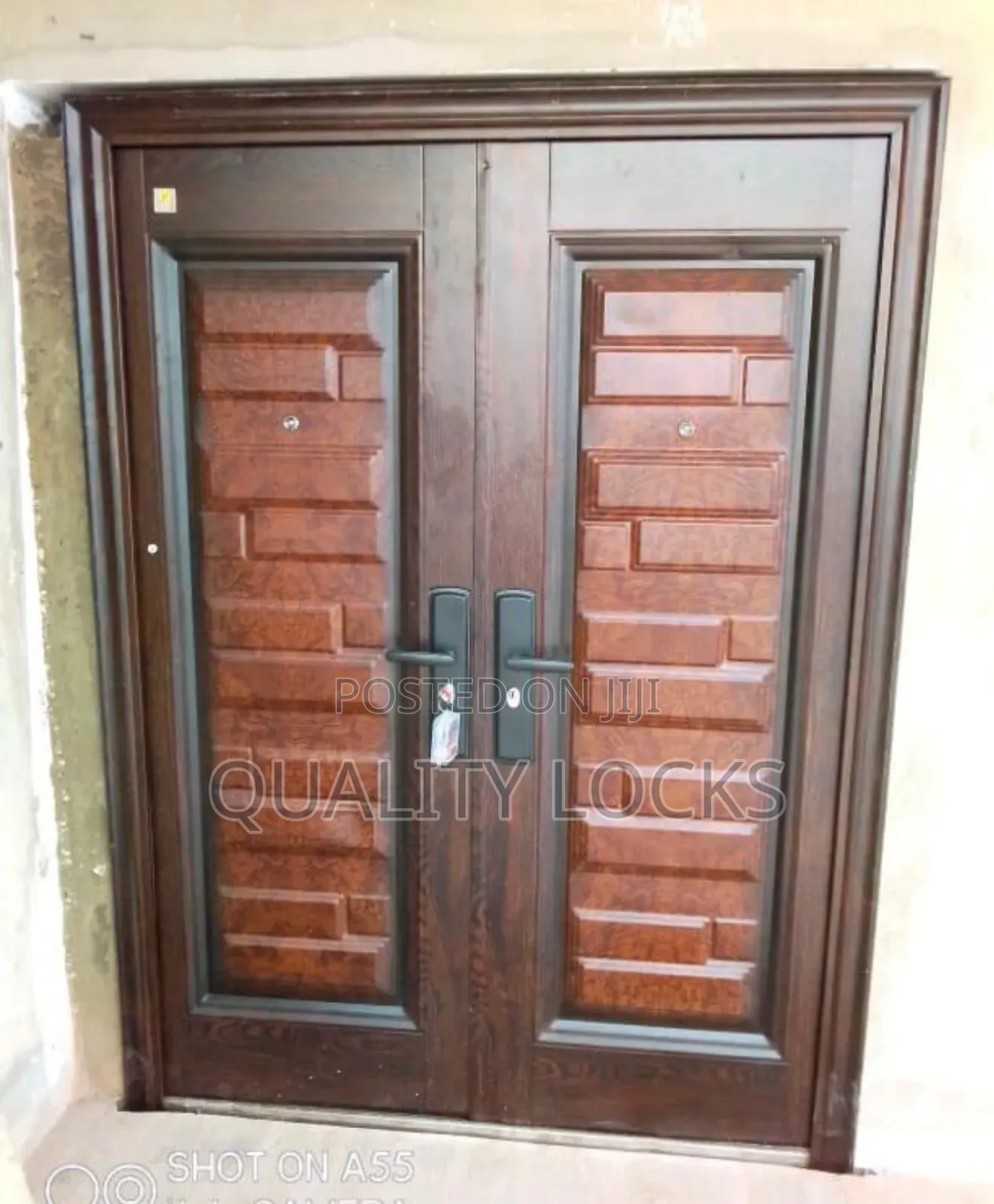 Brown Double China Security Door