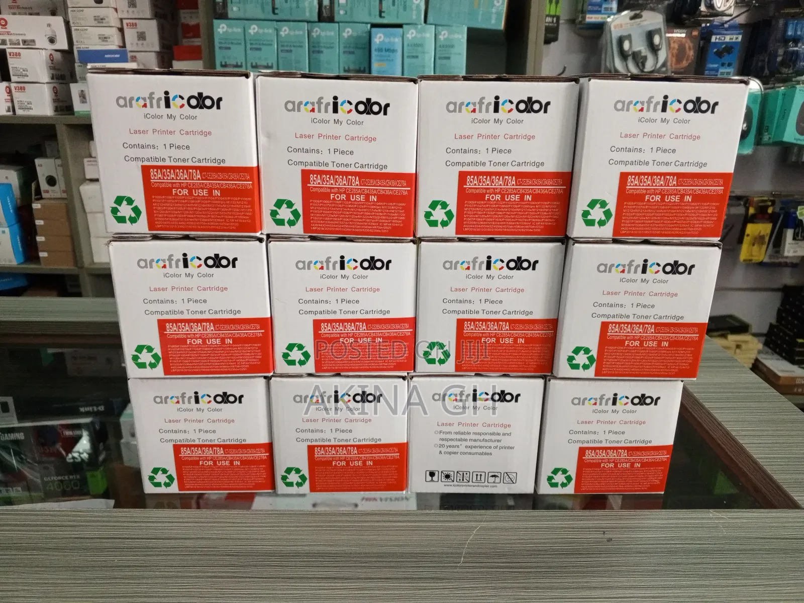 Arafricolor Hp Compatible Toner 85a/35a/36a/78a