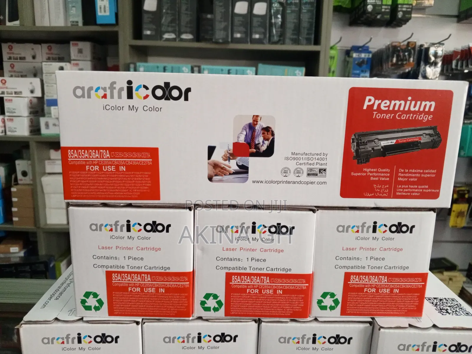 Arafricolor Hp Compatible Toner 85a/35a/36a/78a