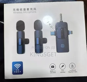 2 in 1 Wireless Microphone for Type C, iPhone and Android