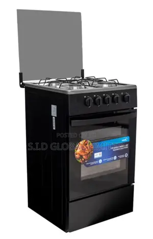 Savor the Magic of MIDEA-4-BURNER-GAS-COOKER-BLACK-MIRROR