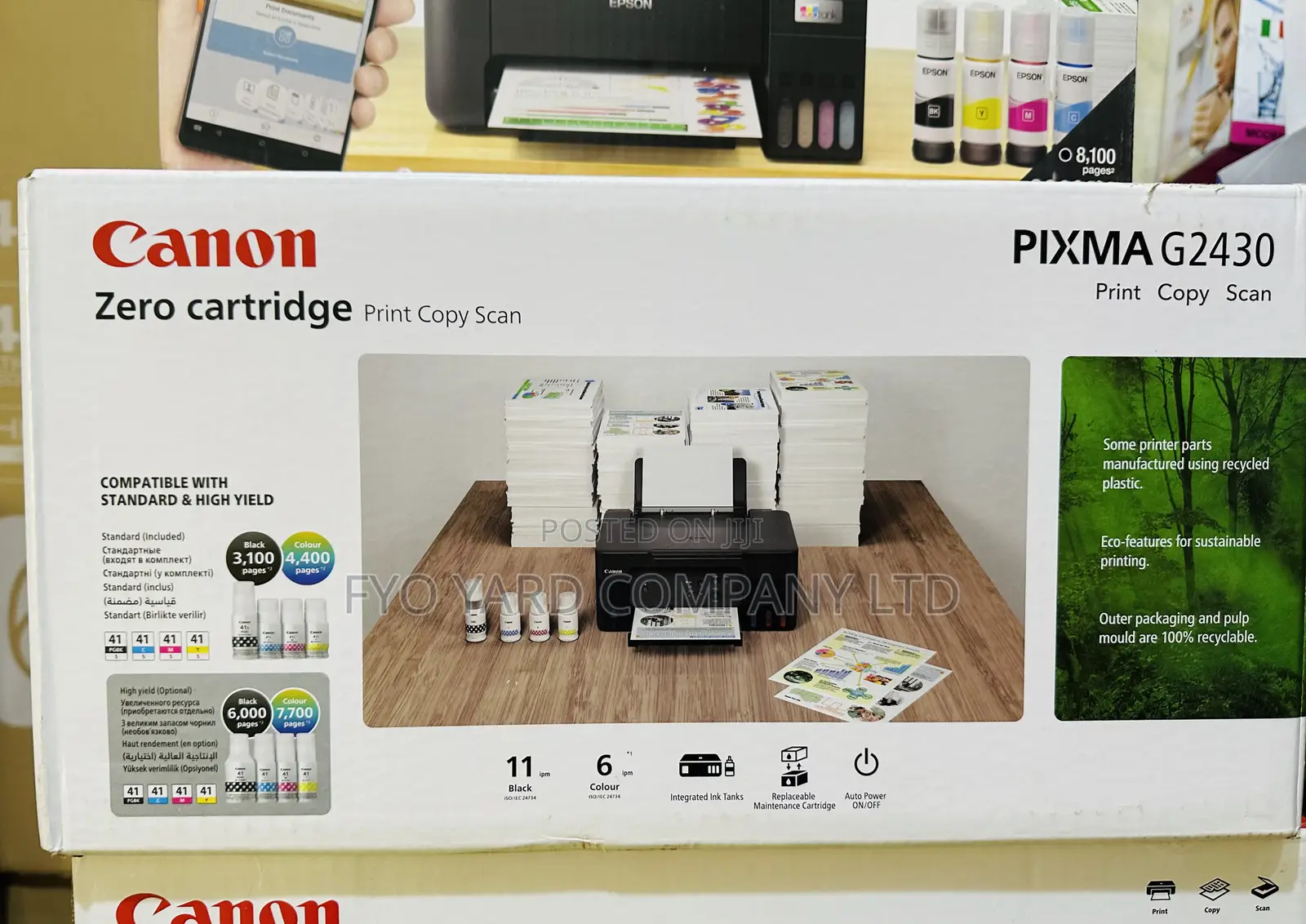 Fast Print Speeds Canon G2430 Printer