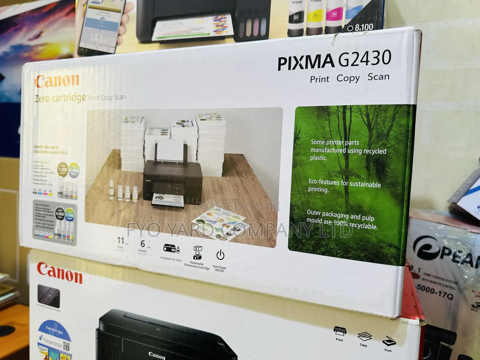 Pixma G2430 Refillable Megatank Inkjet Printer