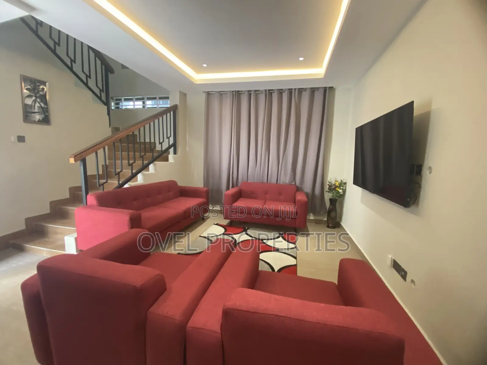 Furnished 4bdrm House in 8, Ashaley Botwe for rent