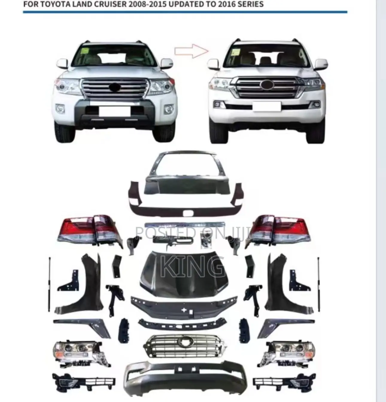 Toyota Landcruiser Land Cruiser 200 Face Lift Body Kit