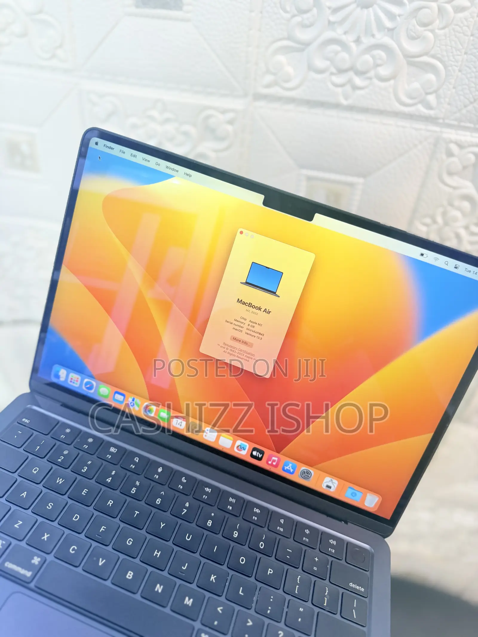 Laptop Apple MacBook Air 2022 M2 8GB Apple M2 SSD 256GB