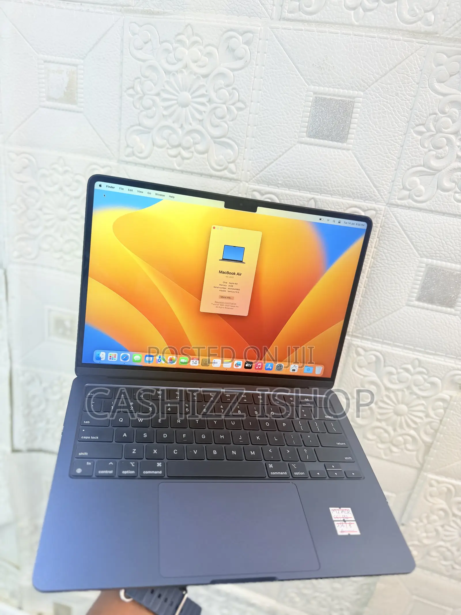Laptop Apple MacBook Air 2022 M2 8GB Apple M2 SSD 256GB