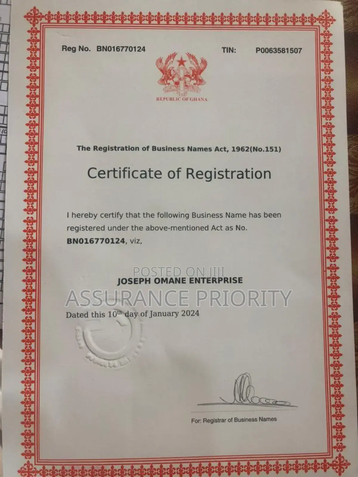 Business Registration