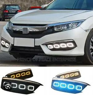 Honda Civic 2019 Colors ) Led Foglight Pair