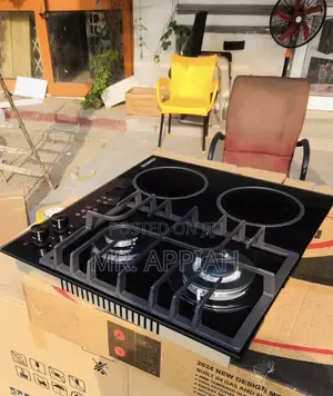 Affordable Kenwood 2 Gas With 2 Electric Built-in Burner.