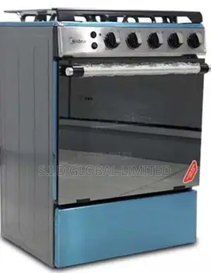 Modern MIDEA-5-BURNER-GAS-COOKER-WITH-OVEN