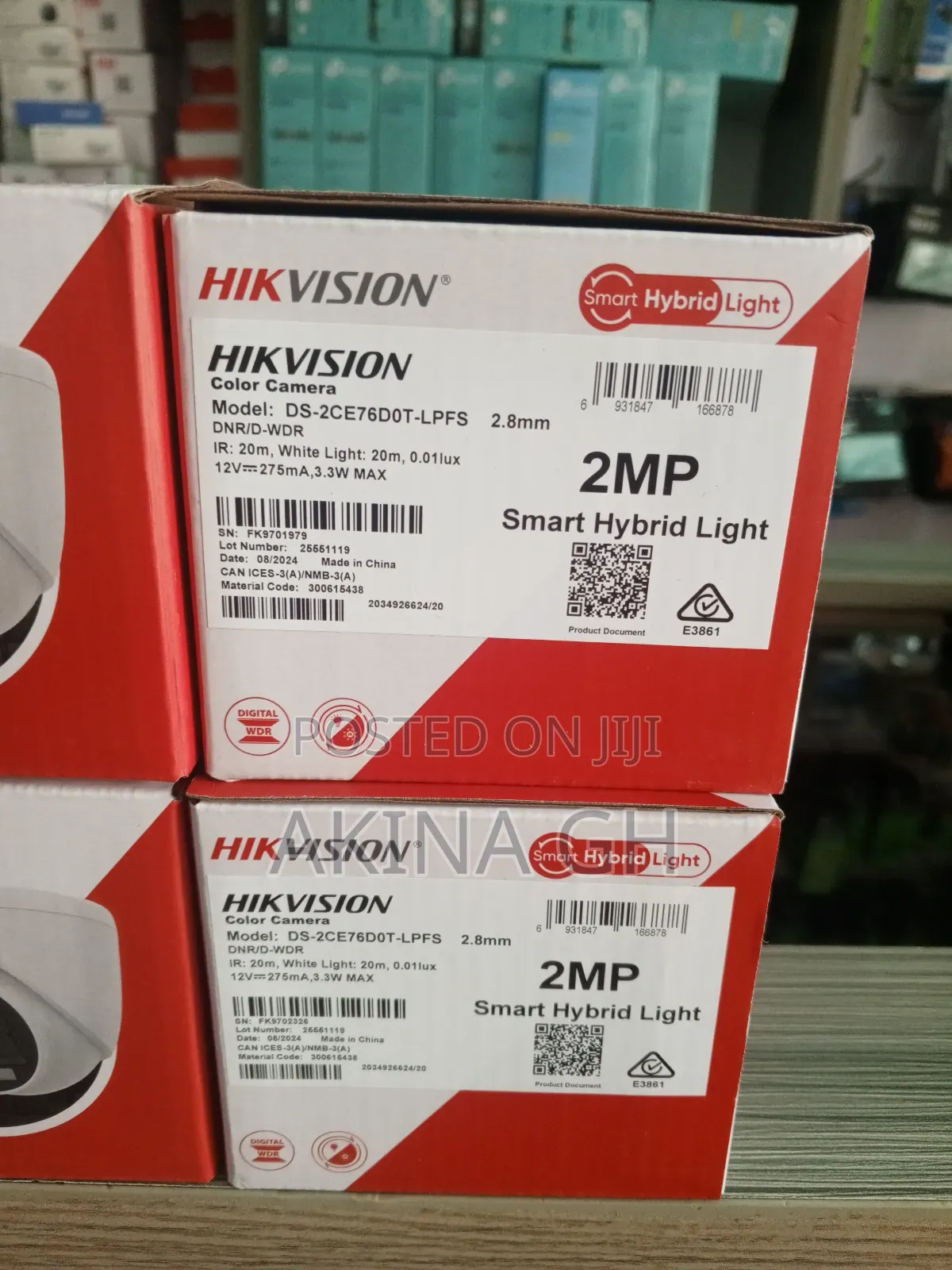 Hikvision 2mp Analog Smart Hybrid Color Camera Ds-2ce76dot