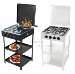 4 Burner Gas Stove With Stand