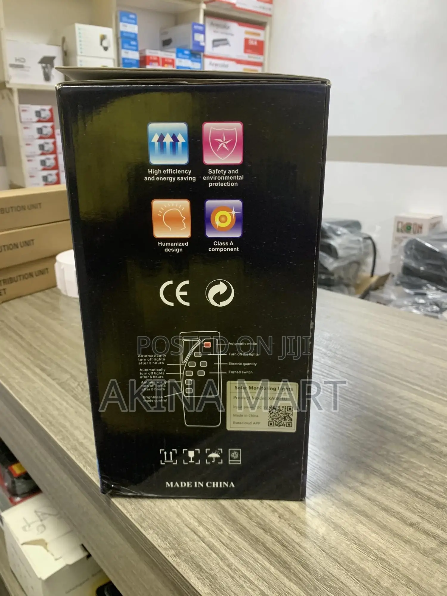 Ai 4g Solar Camera 3 Lens With 450w Street Light 2 in 1
